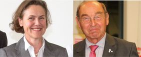 Die neue Präsidentin des CJD, Dr. Kornelie Schütz-Scheifele, und der scheidende Präsident, Georg Michael Primus.